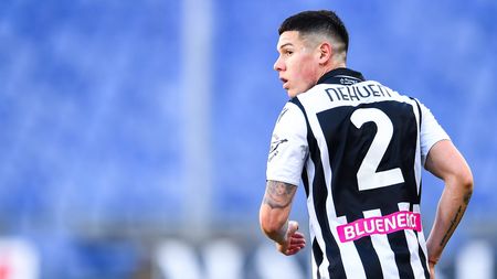 GENOA, ITALY - JANUARY 22: Nehuén Perez of Udinese looks on during the Serie A match between Genoa CFC and Udinese Calcio at Stadio Luigi Ferraris on January 22, 2022 in Genoa, Italy. (Photo by Getty Images)