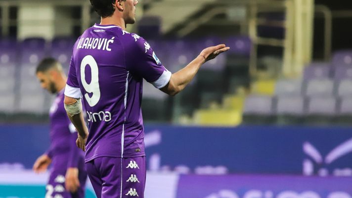 GERMOGLI PH: 5 FEBBRAIO 2021 FIRENZE STADIO ARTEMIO FRANCHI SERIE A FIORENTINA VS INTER NELLA FOTO VLAHOVIC 