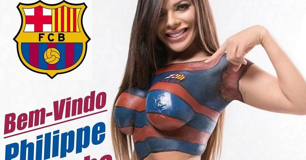 Coutinho è Del Barcellona L Accoglienza Sexy Di Miss Bum Bum Golssip