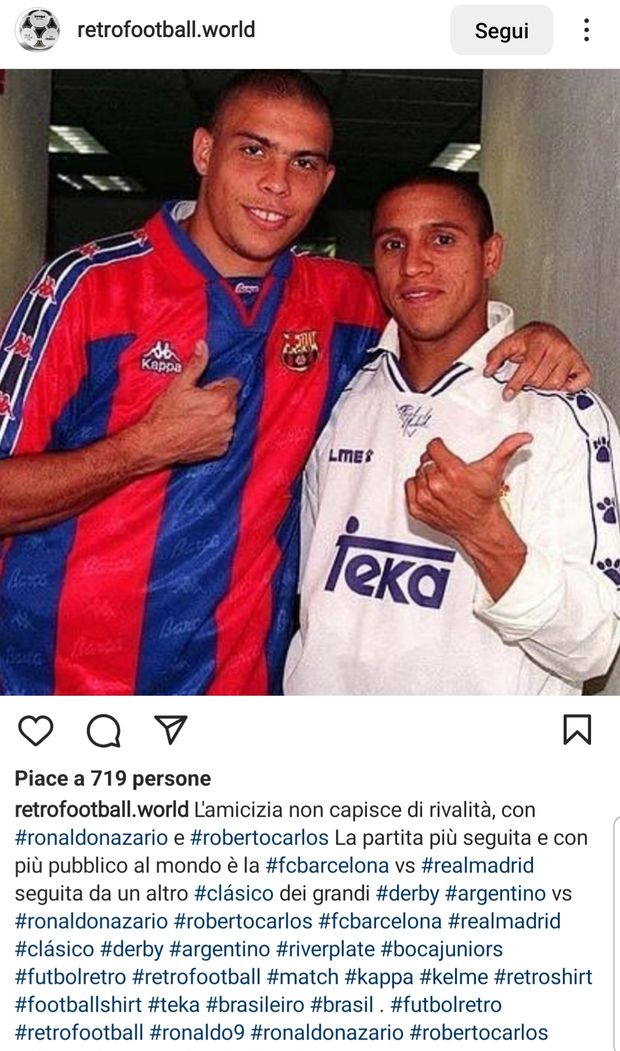 Amicizia e grandi derby: con Ronie e Roberto Carlos era possibile…- immagine 2