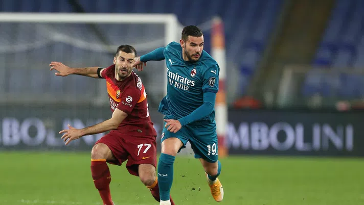Theo Hernández AC Milan Roma-Milan