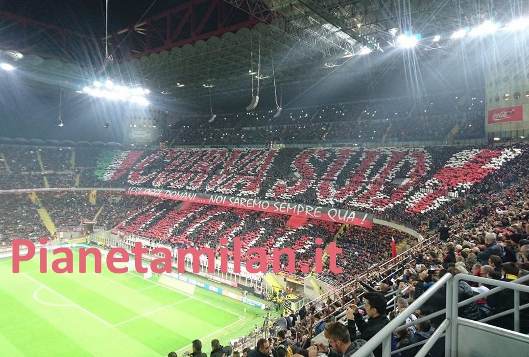  La Curva Sud in occasione di Milan-juventus, foto PianetaMilan.it 