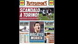 Prima Pagina, Tuttosport: “Scandalo a Torino! Clamoroso rigore negato, Sanchez…”