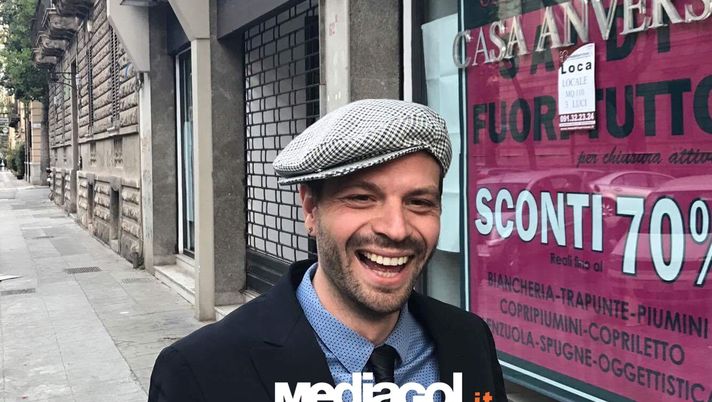 Paul Baccaglini con la coppola in testa 