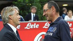 Sky – Sarri e Mancini: per un attimo una stretta di mano varrà più di tocchi e tacchi