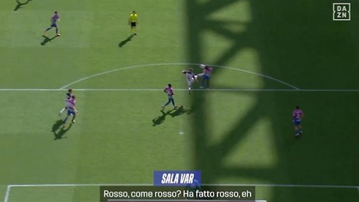 Milan-Lecce, Var: “Krstovic da giallo. Ma come rosso? Dato rosso? Va bene dai, ci mancherebbe” Milan-Lecce, Var: “Krstovic da giallo. Ma come rosso? Dato rosso? Va bene dai, ci mancherebbe” - immagine 1