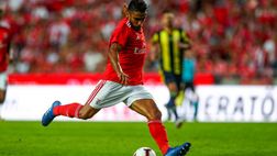 Inter, occasione Salvio: in scadenza con il Benfica, può arrivare a parametro zero