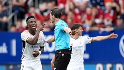 Il derby a distanza con i tifosi dell’Atletico innervosisce Vinicius: Ancelotti lo richiama…