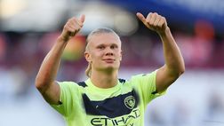Ecco Haaland, doppietta all’esordio in Premier: il City batte il West Ham 2-0