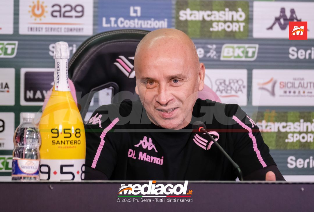 FOTO PALERMO, verso il l’Ascoli: Mister Eugenio Corini in sala stampa (Gallery) - immagine 15