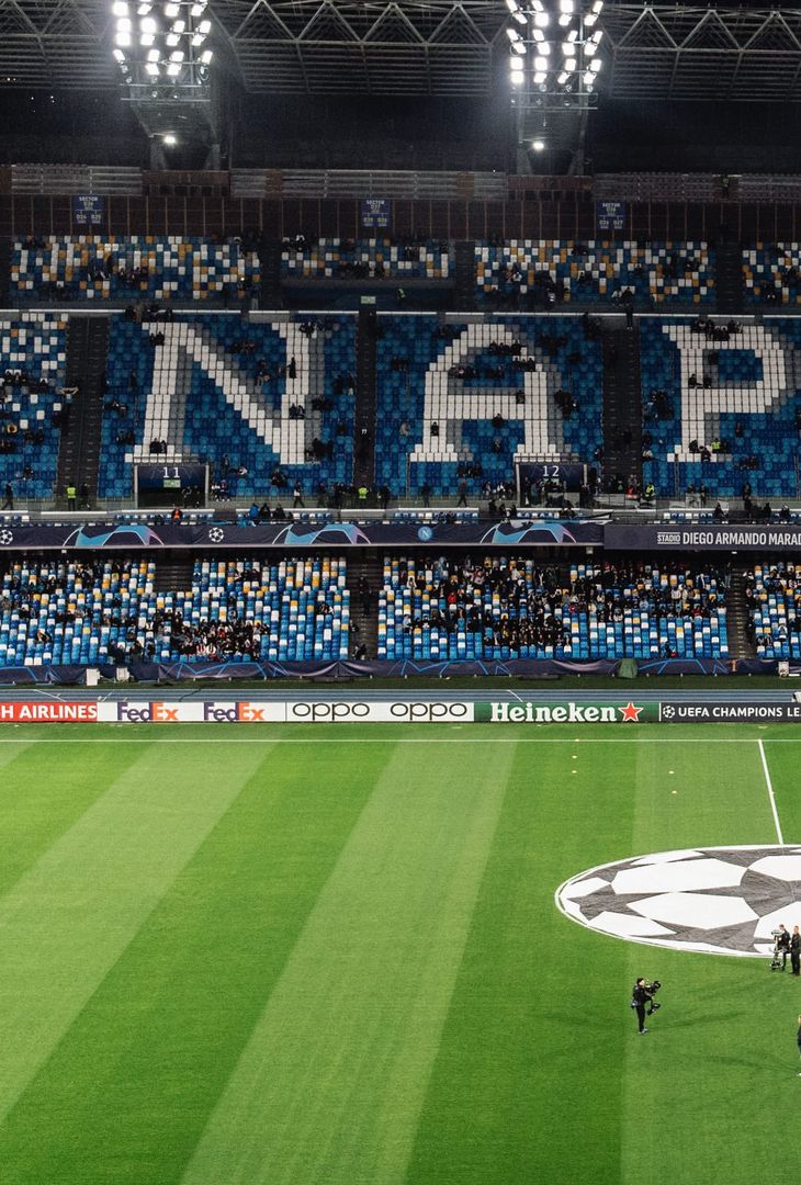 Tutto pronto per Napoli-Barcellona al Maradona