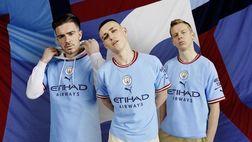 Manchester City, ecco la prima maglia della stagione 2022-2023 | VIDEO