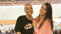 La moglie di Nainggolan all’Olimpico con lady Dzeko: “Grazie per l’accoglienza”