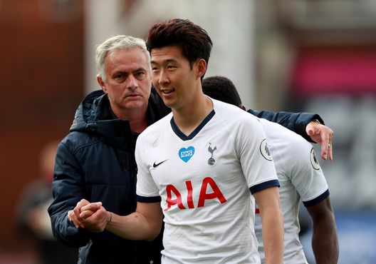 Tottenham Mourinho Son (getty images) Tottenham Mourinho Son (getty images)