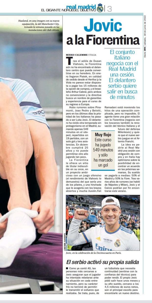 AS: Jovic in prestito con obbligo dal Real? È lui l’erede di Vlahovic- immagine 2