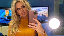 Michela Persico, selfie dal backstage prima di iniziare a lavorare