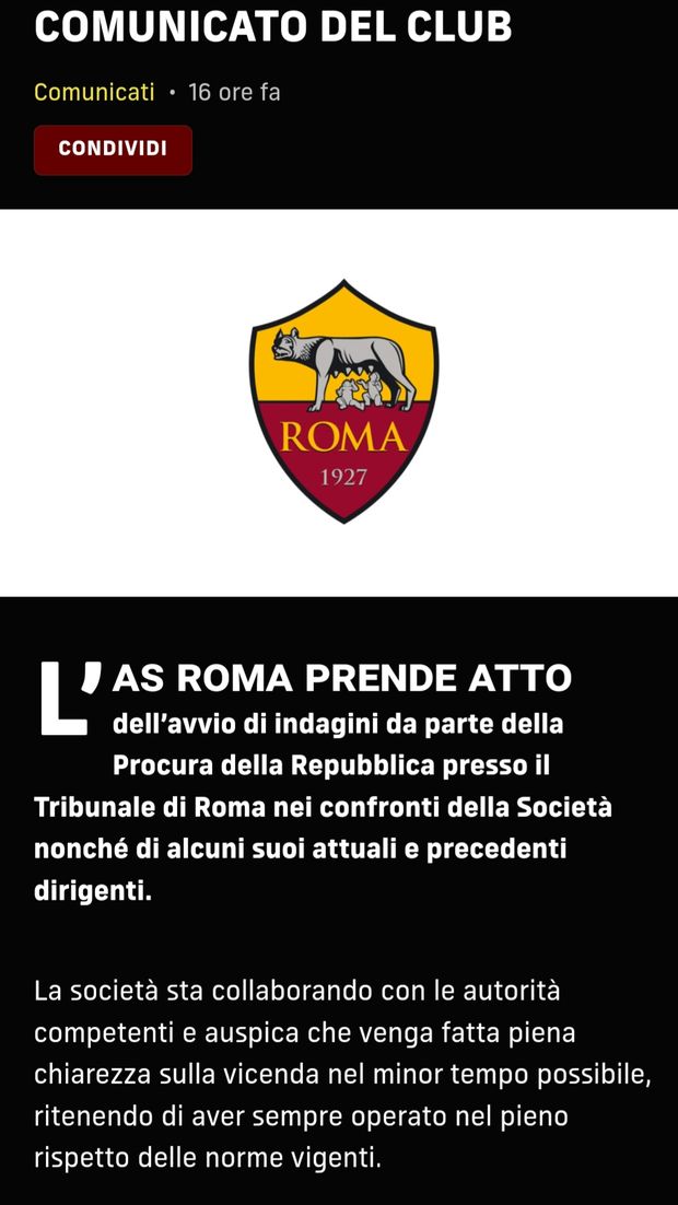 Derby di Roma, il primo pareggio stagionale: quello delle perquisizioni- immagine 2
