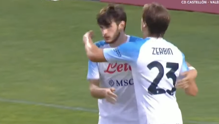 RILEGGI LIVE – Napoli-Girona 3-1: Aut. Lopez 26’, Castellanos 57’, 77’ Petagna, 79’ Kvaratskhelia - immagine 1