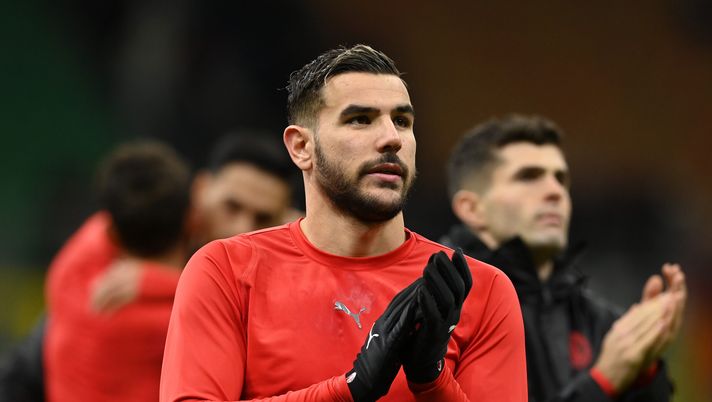 Theo Hernandez (difensore AC Milan), qui dopo Milan-Frosinone 3-1 (Serie A 2023-2024) | News (Getty Images) Theo Hernandez AC Milan Milan-Frosinone 3-1 Serie A 2023-2024