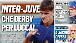 Prima Pagina, Tuttosport: “Inter-Juve, che derby per Lucca!”