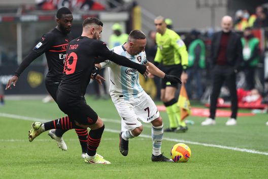 Theo Hernandez e Franck Ribery Theo Hernandez e Franck Ribery