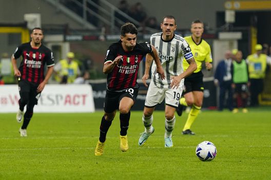 Brahim Díaz (attaccante AC Milan), qui durante Milan-Juventus 2-0 (Serie A 2022-2023) | News (Getty Images) Brahim Díaz AC Milan Milan-Juventus 2-0 Serie A 2022-2023