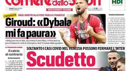 Prima Pagina, Corriere dello Sport: “Scudetto sospeso. Mou si regala l’Inter”