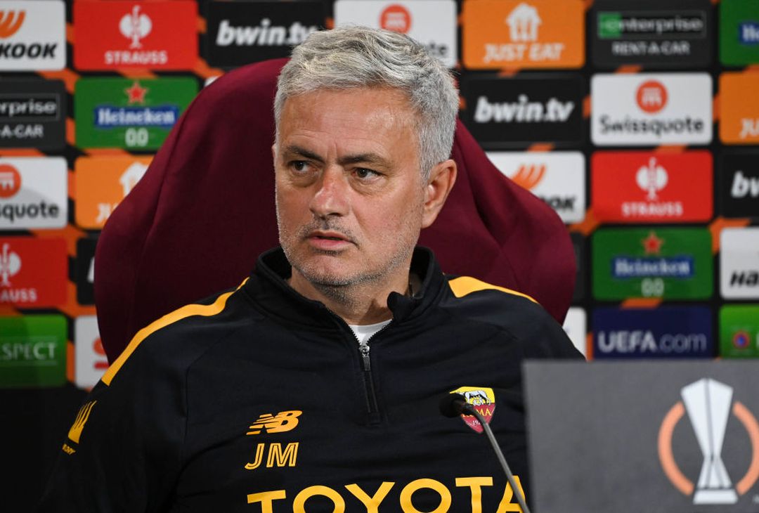 Mourinho e Mancini in conferenza stampa in vista di Roma-Salisburgo – FOTO GALLERY - immagine 7