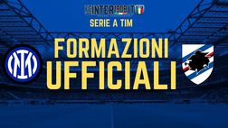 Inter-Sampdoria, le formazioni UFFICIALI: una sola novità rispetto al Plzen