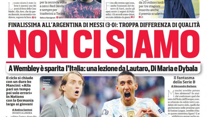 Prima Pagina, Corriere dello Sport: “Non ci siamo. Pogba alla Juve, accordo vicino“ - immagine 1