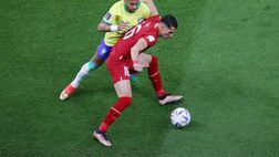 Qatar 2022, Brasile-Serbia 2-0: Lukic aggressivo su Neymar, Vanja salva il salvabile