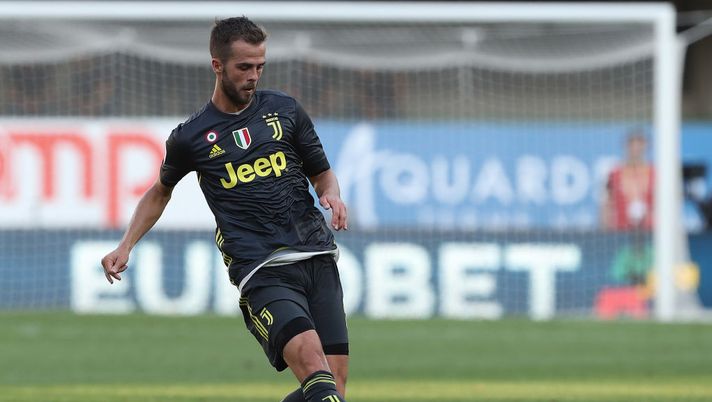 during the serie A match between Chievo Verona and Juventus at Stadio Marc'Antonio Bentegodi on August 18, 2018 in Verona, Italy.  during the serie A match between Chievo Verona and Juventus at Stadio Marc'Antonio Bentegodi on August 18, 2018 in Verona, Italy.