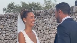 VIDEO / Matrimonio da sogno per Pellé e Viky Varga: le immagini
