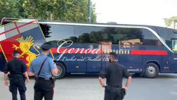 Video – Il pullman del Genoa arriva allo stadio Olimpico Grande Torino