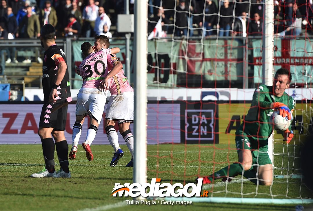  during the Serie B match between Padova and US Citta di Palermo t Stadio Euganeo on December 8, 2018 in Padova, Italy. 