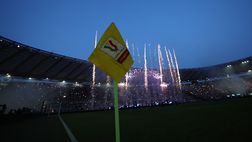 Fiorentina, la meravigliosa coreografia viola nella finale di Coppa Italia