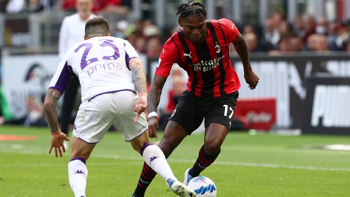 Rafael Leao AC Milan Milan-Fiorentina Serie A 2021-2022