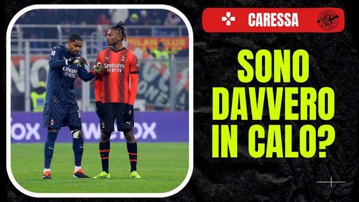 Rafael Leao Mike Maignan AC Milan Milan-Bologna 2-2 Serie A 2023-2024