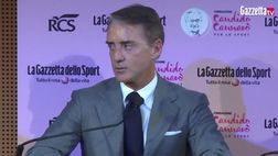 Mancini: “Contento per il premio di Vialli, ho avuto la fortuna di lavorare con Facchetti”