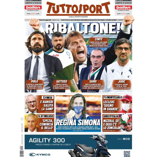 Le prime pagine dei giornali Le prime pagine dei giornali