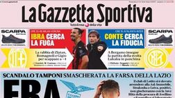 Rassegna stampa dei principali quotidiani sportivi nazionali