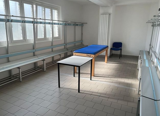 Virtus Entella spogliatoio (credit Virtus Entella Instagram) Virtus Entella spogliatoio (credit Virtus Entella Instagram)