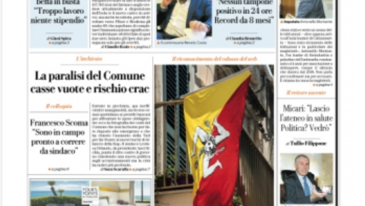 Prima Pagina, La Repubblica-Palermo: “Vaccini, richiami in tilt” 