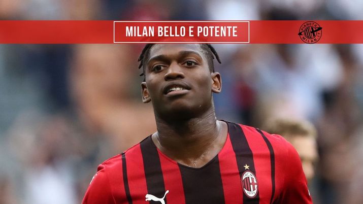 Rafael Leao (attaccante AC Milan) in gol in Milan-Lazio 2-0 (Serie A 2021-2022) | News (Getty Images) 