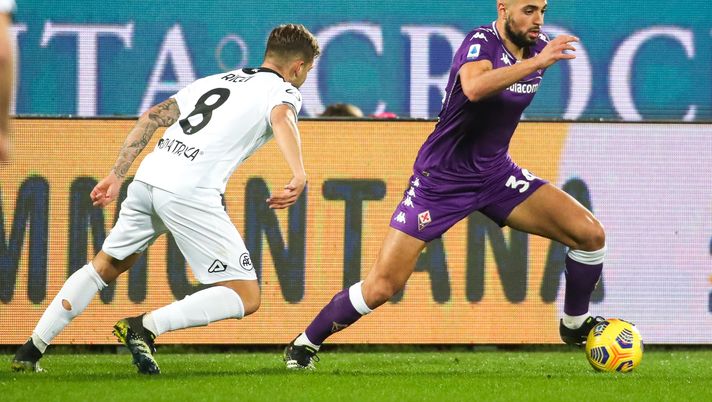 GERMOGLI PH: 19 FEBBRAIO 2021 FIRENZE STADIO ARTEMIO FRANCHI SERIE A FIORENTINA VS SPEZIA NELLA FOTO AMRABAT 