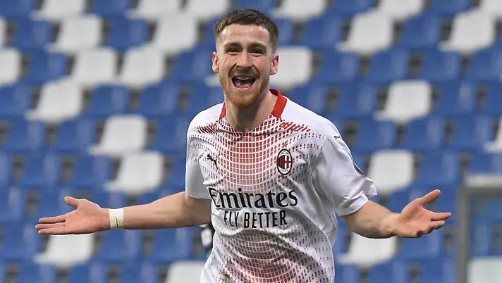 Alexis Saelemaekers AC Milan Sassuolo-Milan