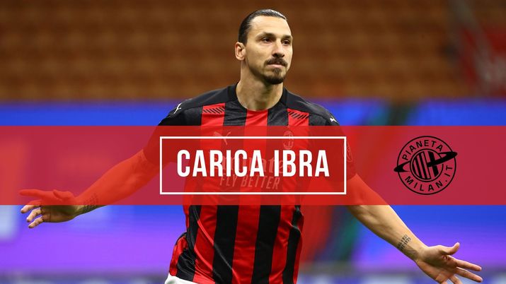 Zlatan Ibrahimovic (attaccante AC Milan) carica i tifosi in vista di Juventus-Milan (credits: Getty images) 