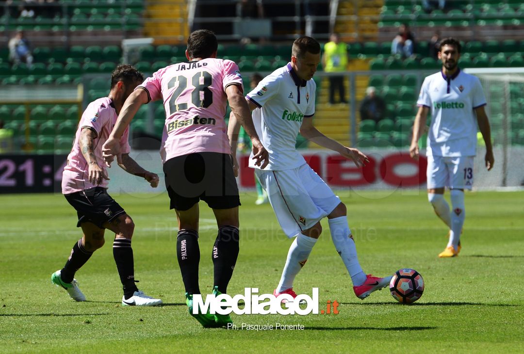  ipp/pasqualeponente
palermo 30/04/2017
campionato di calcio serie a 2016/17
palermo - fiorentina
josip ilicic
italy photo press - world copyright 
