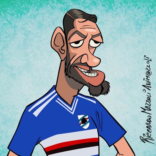 I calciatoons di Riccardo Mazzoli: Fabio Quagliarella- immagine 2