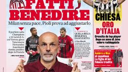 Prima Pagina, La Gazzetta dello Sport: “Diavolo, fatti benedire. Chiesa oro d’Italia”
